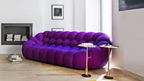 Belvedere Samt-Chaiselongue für Haustiere | Designer-Haustiermöbel