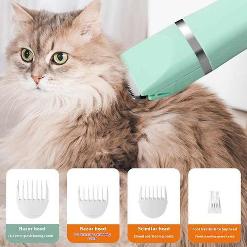 4-in-1 Rechargeable Pet Grooming Clippers