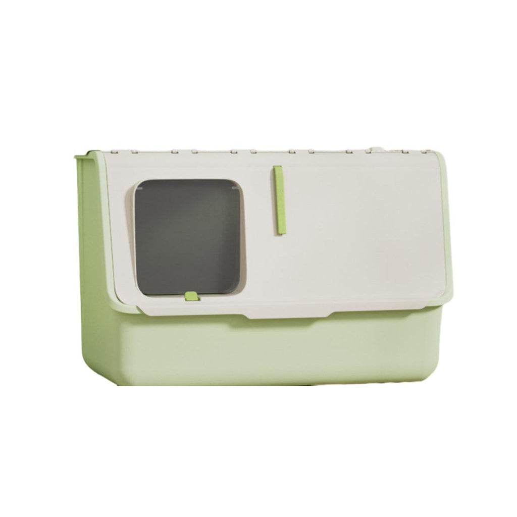 Large Fully Enclosed Cat Litter Box with Lid Odor Control Litter Pan for Cats-7