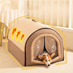 All-Season Pet Bed Kennel for Small to Large Pets-2