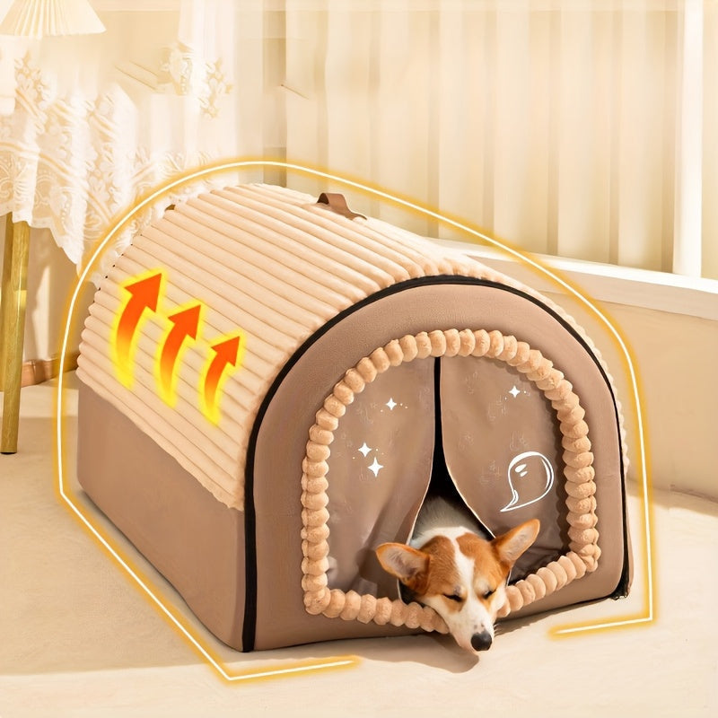 All-Season Pet Bed Kennel for Small to Large Pets-2
