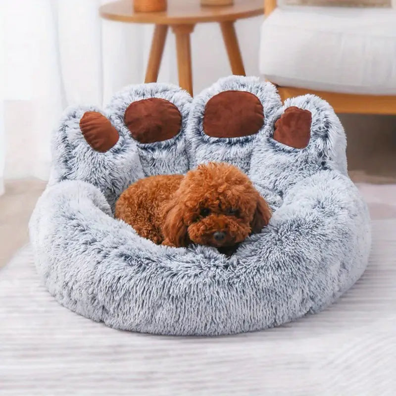 Cuddly Cute Bear Paw Shape Pet Sofa