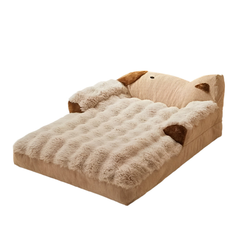 Soft indoor pet couch for dogs and cats