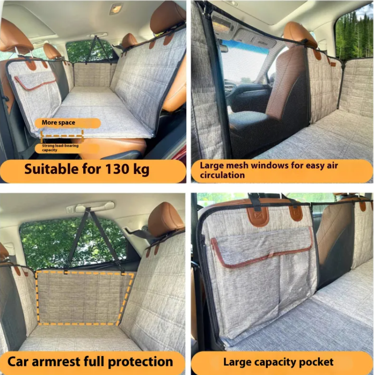 Pet Seat Bridge with Mesh View