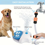 Pet Step-On Outdoor Water Fountain Toy