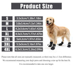 Set Anti Slip Waterproof Protective Dog Shoes Rain Boots Pet Socks Booties 4Pcs