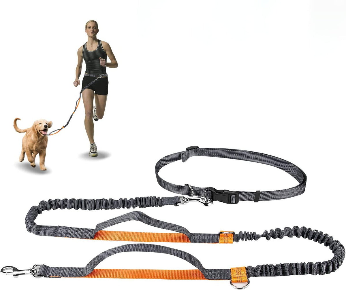 HandsFree Hike: Dual-Handle Retractable Dog Leash