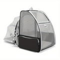Expandable Cat Backpack Carrier with 3-Sided Mesh