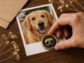 Dog or Cat Nose Print Keepsake – Antique Brass Disc