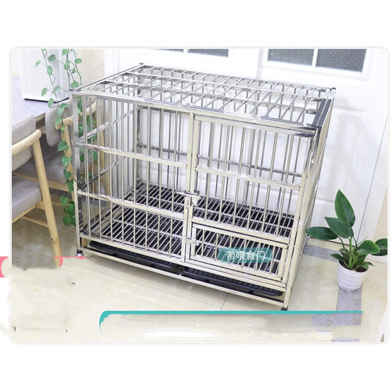 Heavy Duty Stainless Steel Dog Kennel Crate