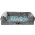 Pet Bed Sofa Dog Bedding Soft Warm L Grey Large