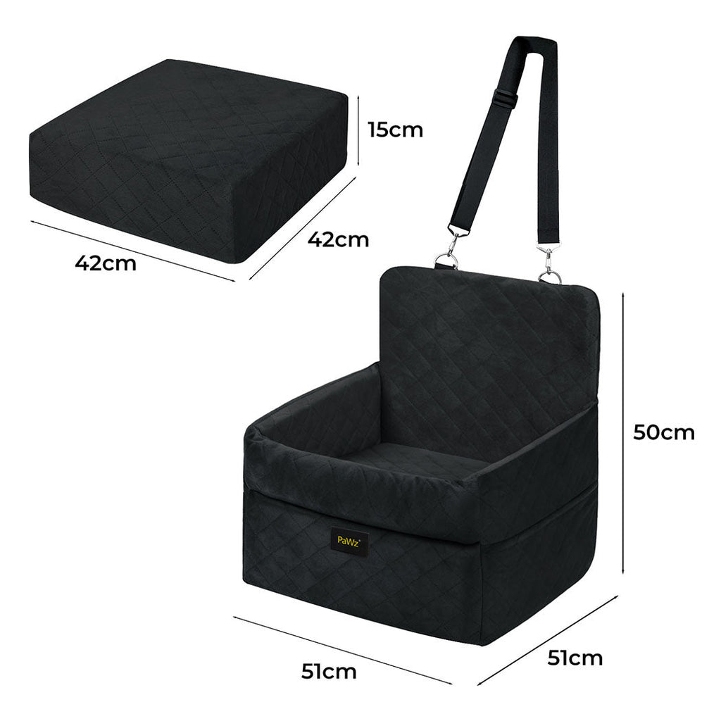 Pawz Pet Car Seat Booster Belt Pet Portable Travel Bed-1