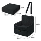 Pawz Pet Car Seat Booster Belt Pet Portable Travel Bed-1