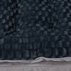 Dog Calming Bed Warm Soft Plush Comfy S Grey Small