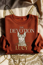 Devotion besticktes Haustier-Eltern-Sweatshirt | Personalisiert