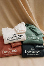 Devotion besticktes Haustier-Eltern-Sweatshirt | Personalisiert