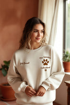 Devotion besticktes Haustier-Eltern-Sweatshirt | Personalisiert