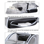 Expandable Cat Backpack Carrier with 3-Sided Mesh