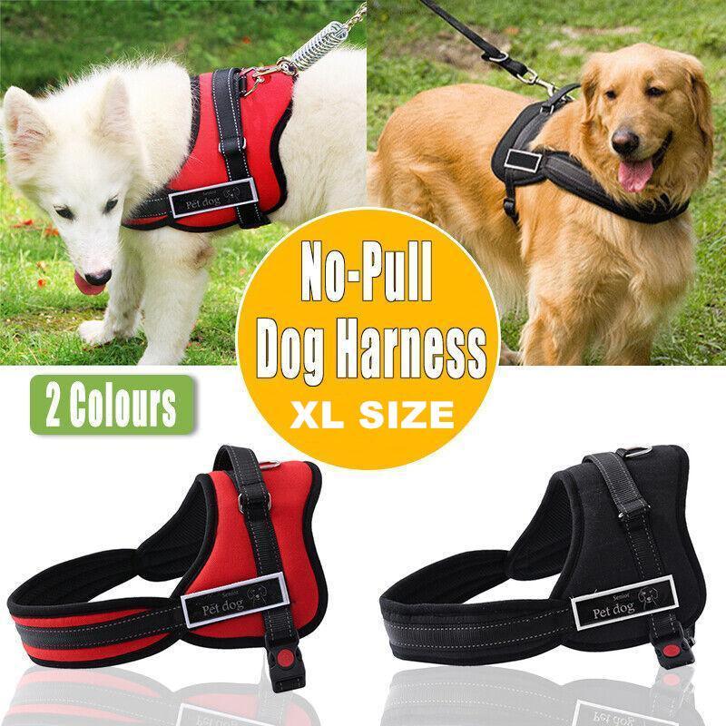 XL Size No-Pull Dog Harness Pet Puppy Large Dog Vest Adjustable Padded Handle