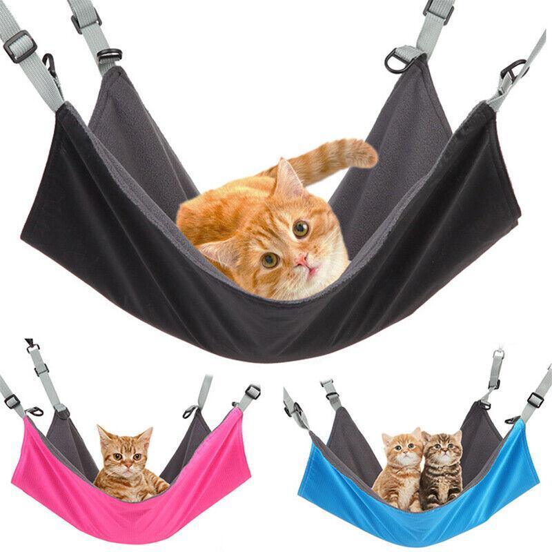 Waterproof Cat Hammock Hanging Bed Double Layer Dual Side Sleep Cage Swing Chair