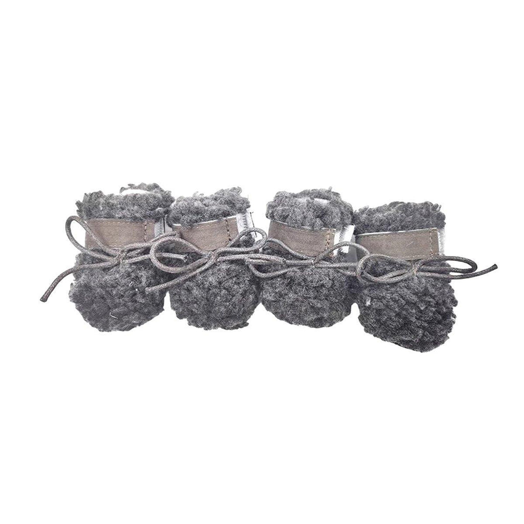 Winter Pet Dog Snow Boots Teddy Puppy Non-Slip Cotton Shoes Warm Puppy Foot