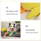 Plush Cartoon Duck Dog Toy Interactive Squeaky Pet Toy Durable Fun Chew Toy-4