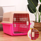 Large Pet Transport Crate for Dog Cat Rabbit Portable Ventilated Travel Carrier