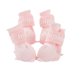 4pcs Cartoon Pet Rain Boots Waterproof Non-Slip Wear-Resistant Shoes for Dogs