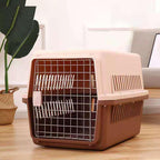Large Pet Transport Crate for Dog Cat Rabbit Portable Ventilated Travel Carrier