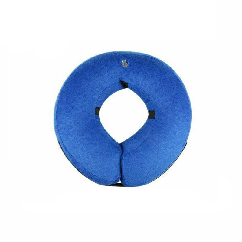 Blue Pet Dog Inflatable Soft Healing Collar Cone Wound Medical Cat Protective Jackets