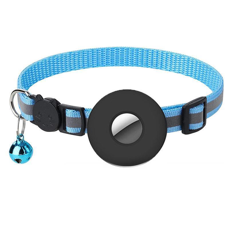 Reflective Cat Collar with AirTag Holder