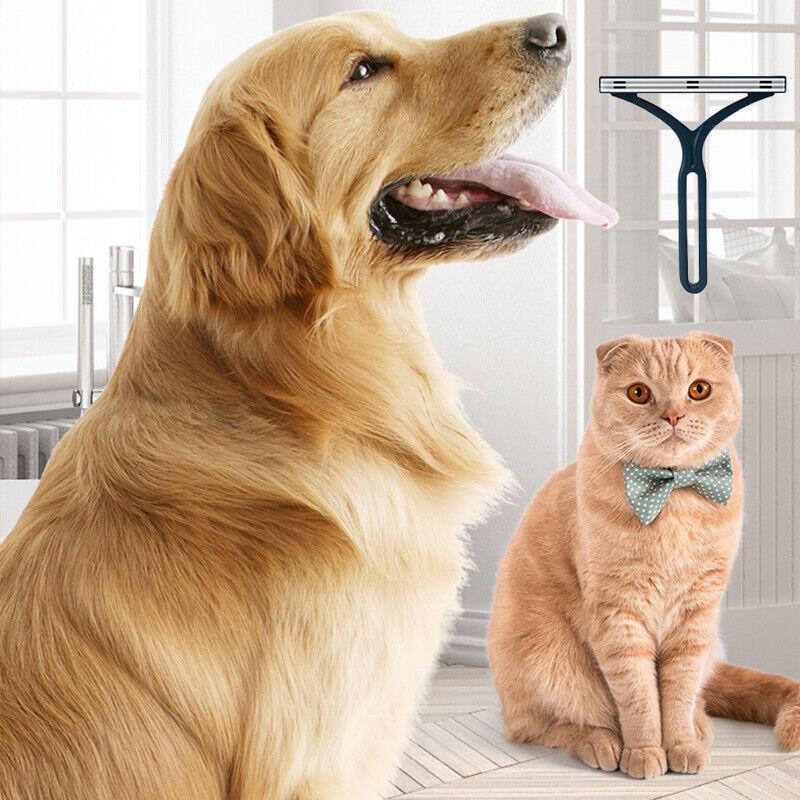 Lint Remover Pet Dog Cat Hair Fur Cleaning Clothes Mat Sofa Fuzz Brush Shaver Pink-4