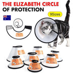 Pet Cat Dog Protective Cone Collar Elizabethan E Collar Wound Healing Recovery