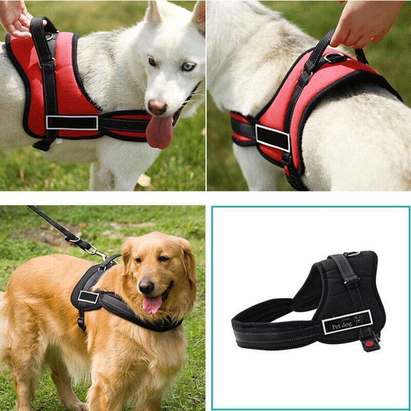 XL Size No-Pull Dog Harness Pet Puppy Large Dog Vest Adjustable Padded Handle