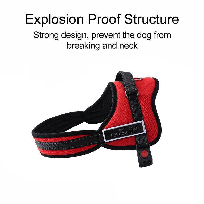 XL Size No-Pull Dog Harness Pet Puppy Large Dog Vest Adjustable Padded Handle