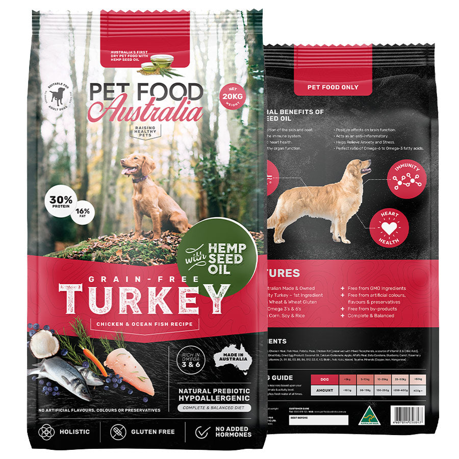 Turkey, Chicken & Ocean Fish Dry Dog Food