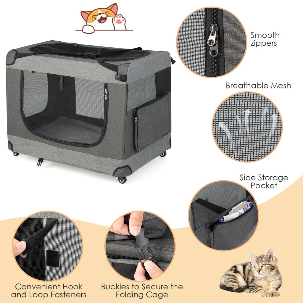 Large Foldable Cat Racing Cage with Shoulder Strap — view 5