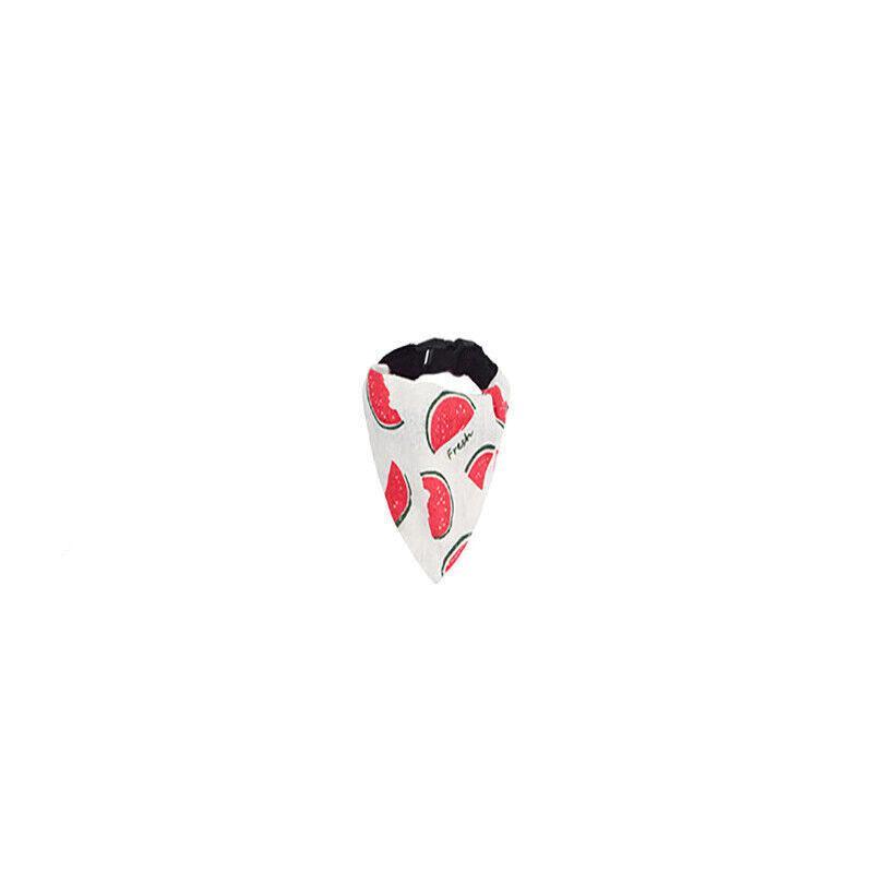 Pet Bandana-Style Collar Saliva Towel Adjustable For Cat Kitten Dog Puppy L Size