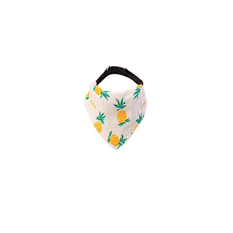 Pet Bandana-Style Collar Saliva Towel Adjustable For Cat Kitten Dog Puppy L Size