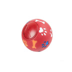 11cm Dog Pet Fun Tough-Treat Ball Tumbler Mental Food Dispenser Feeder Puzzle Toy