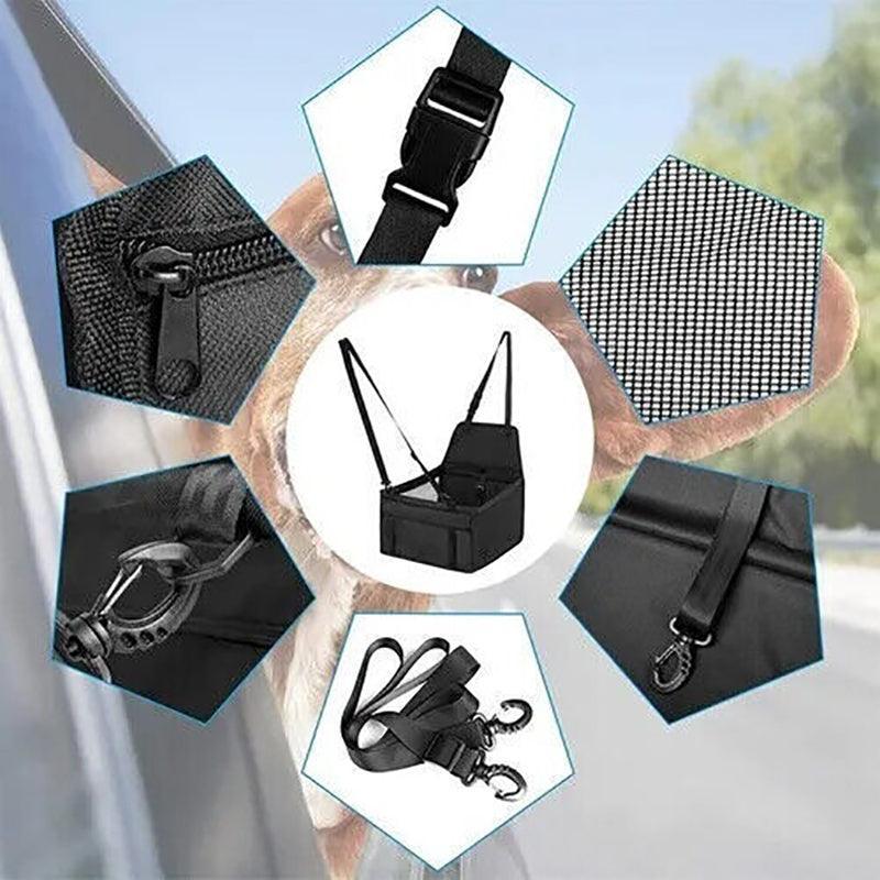 Pet Car Booster Seat & Travel Carrier for Cats & Dogs — view 3
