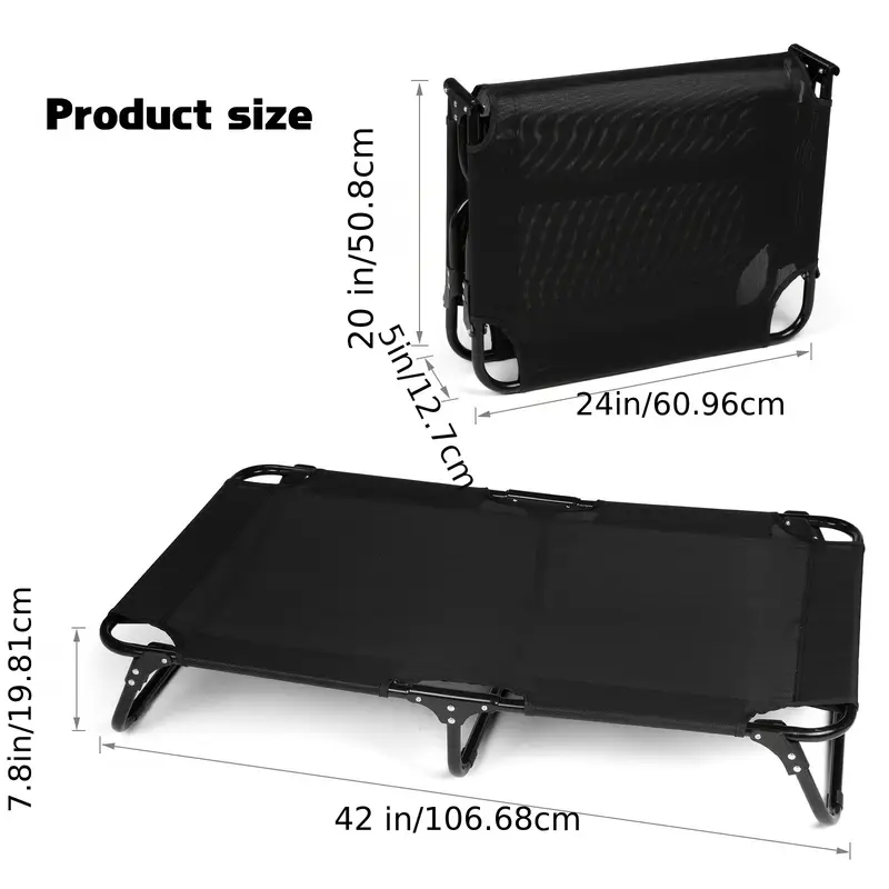 Foldable Washable Cooling Dog Bed