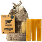 Small Yak Cheese (4 Pack) in Hand Woven Bag