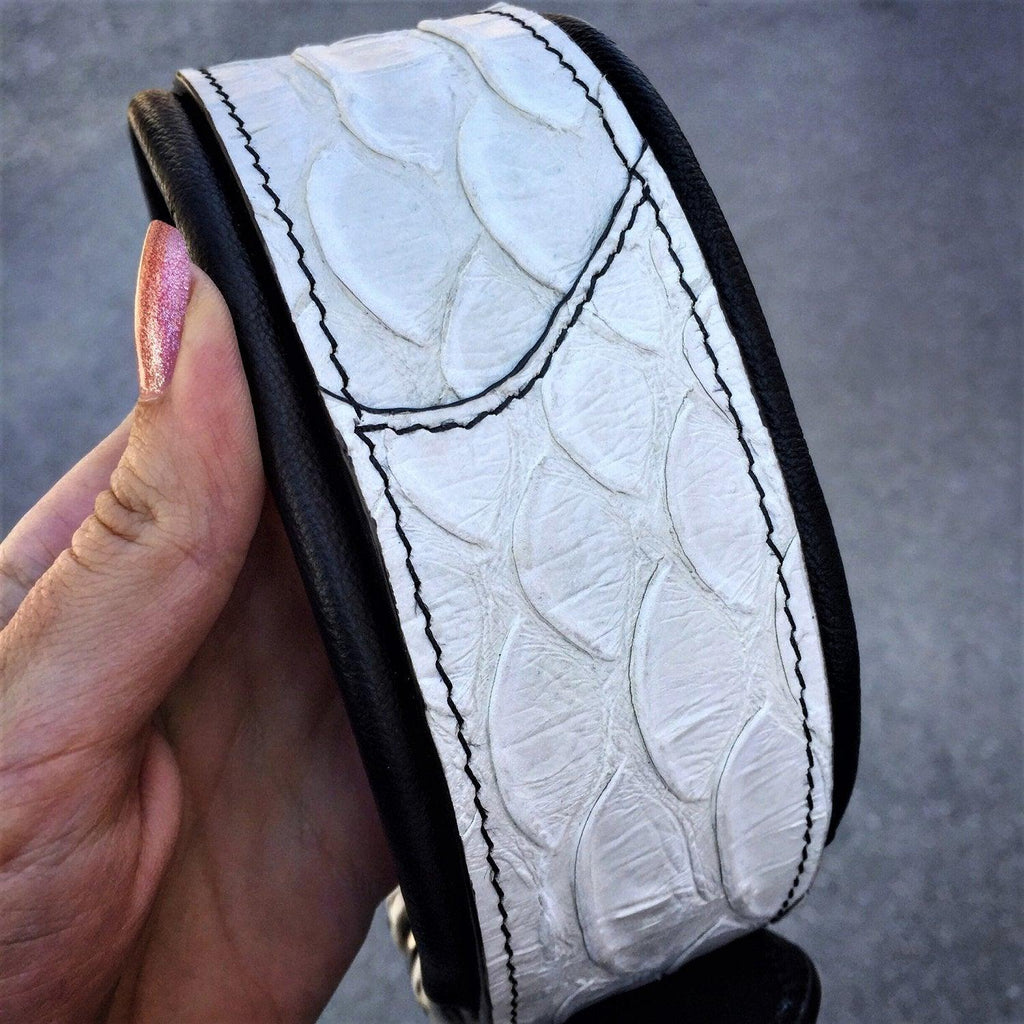 "Dragon Scale" Limited Edition Large Dog Collar — view 2