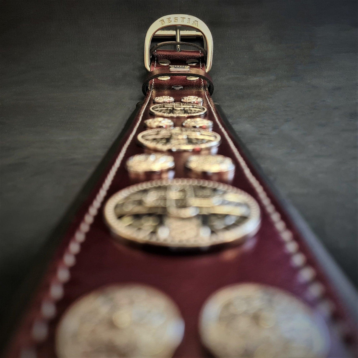 The "Hektor" Burgundy Collar LIMITED — view 2