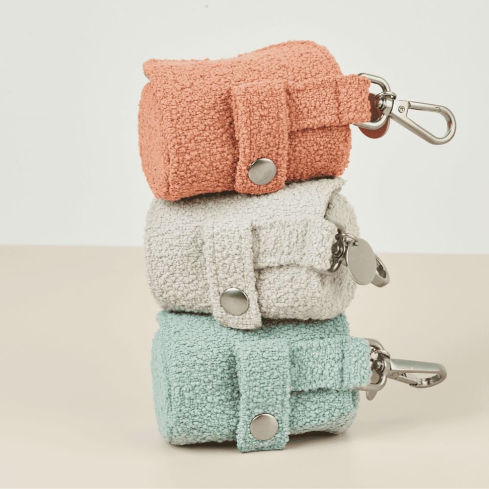 Bouclé Waste Bag Holder